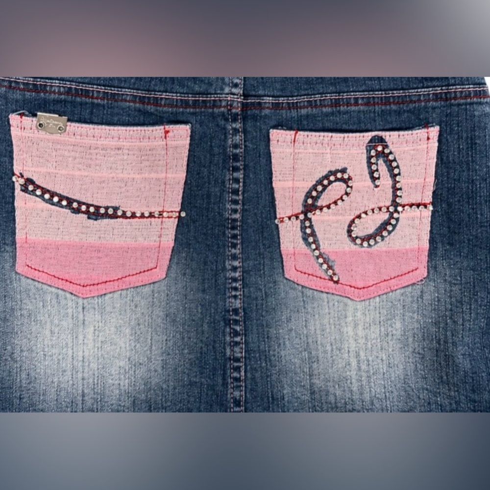 Y2K Pepe Jeans Denim Mini Skirt Juniors size Medium Vintage NWT - Picture 3 of 6